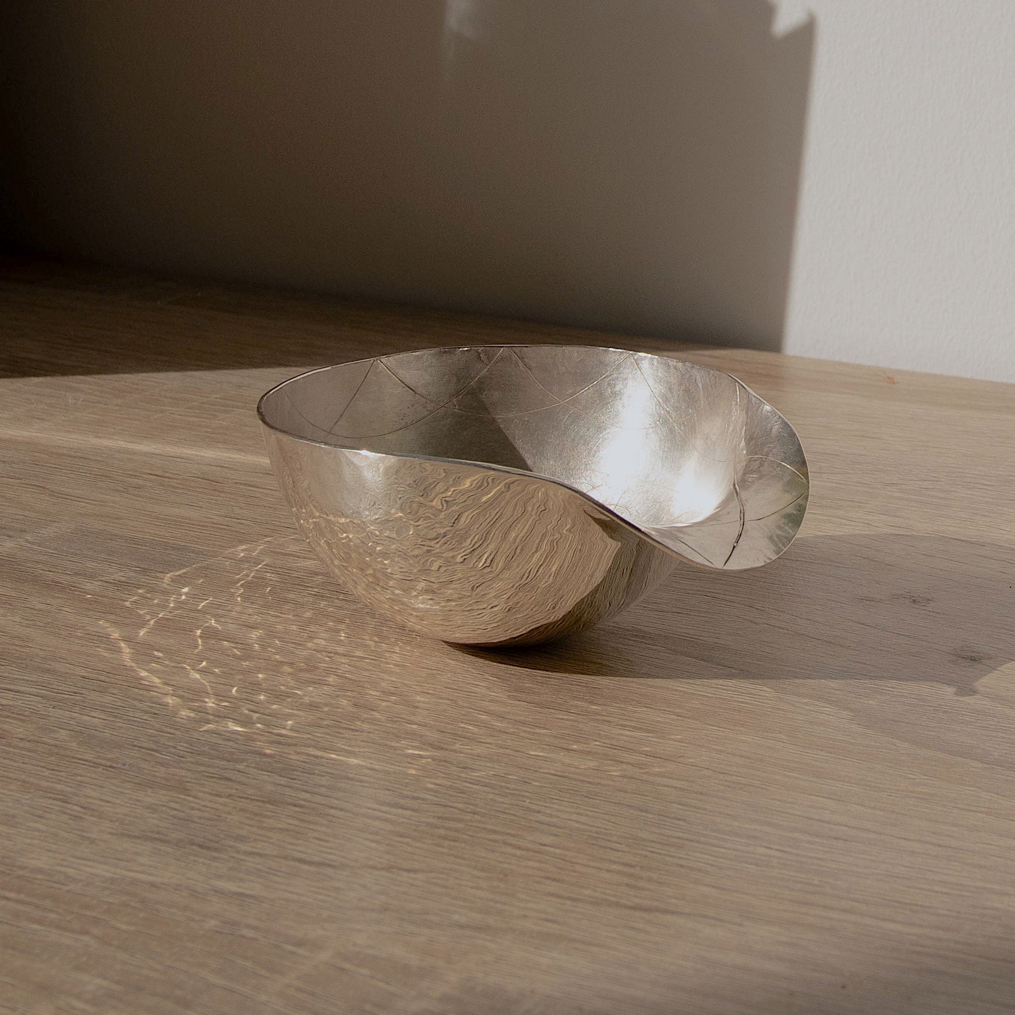 Third Whisper Hand-Raised Britannia Silver Bowl